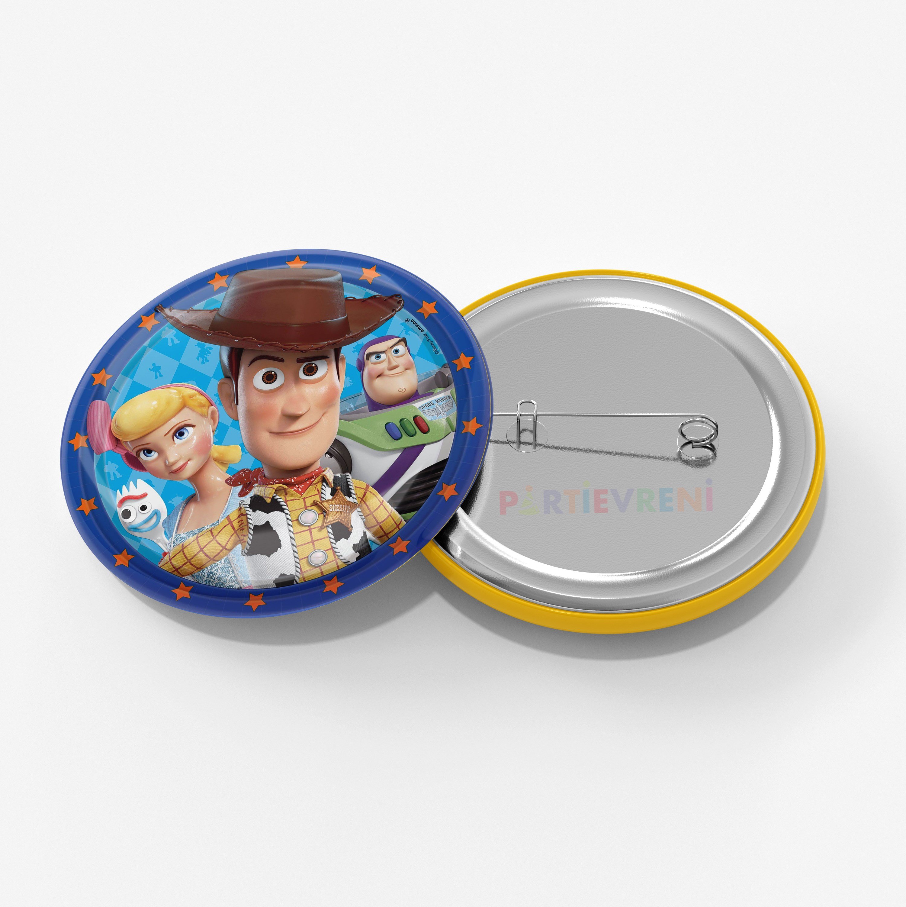 Toy Story Sheriff Woody Temalı İğneli Rozet 1 Adet