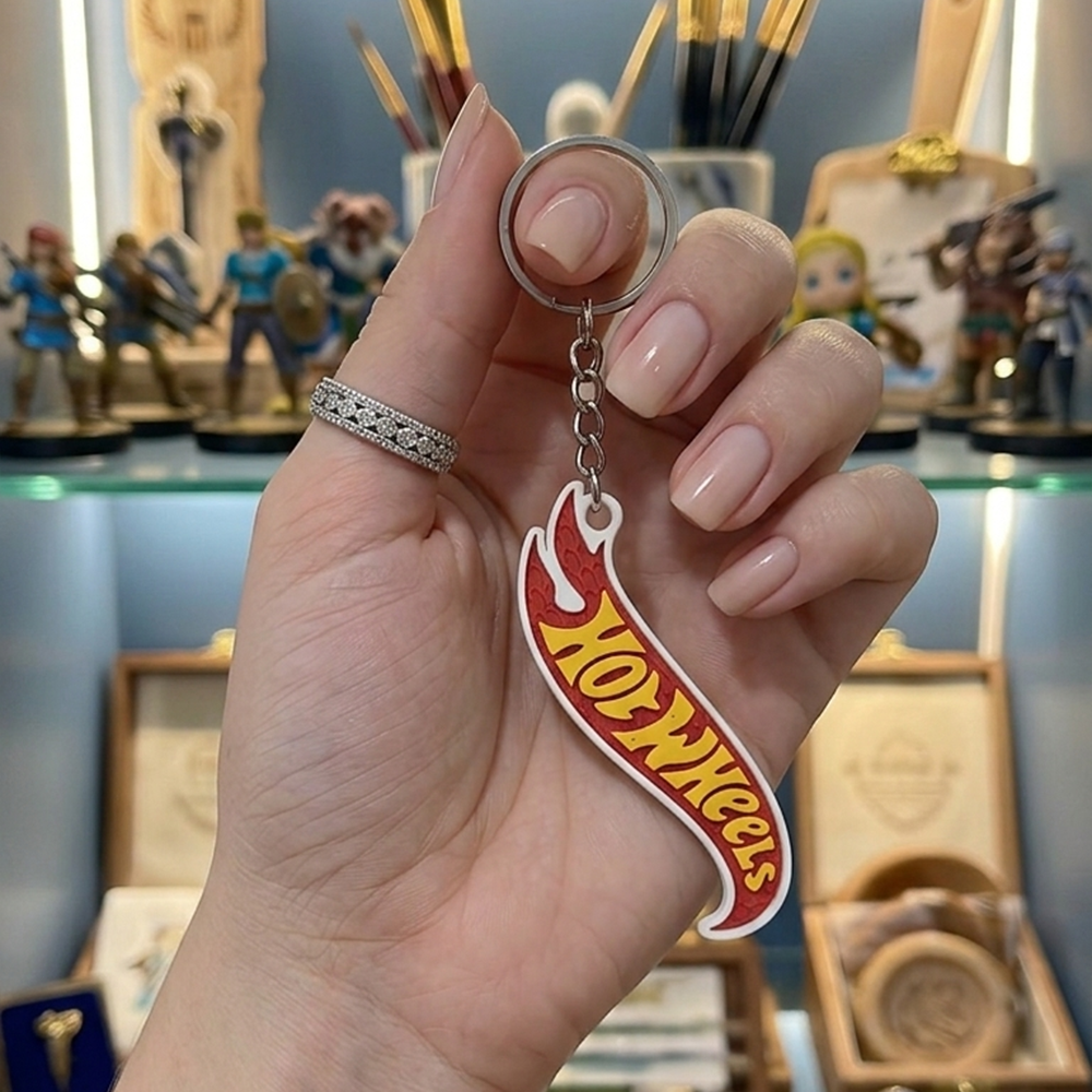 Hot Wheels Temalı Hediyelik Anahtarlık
