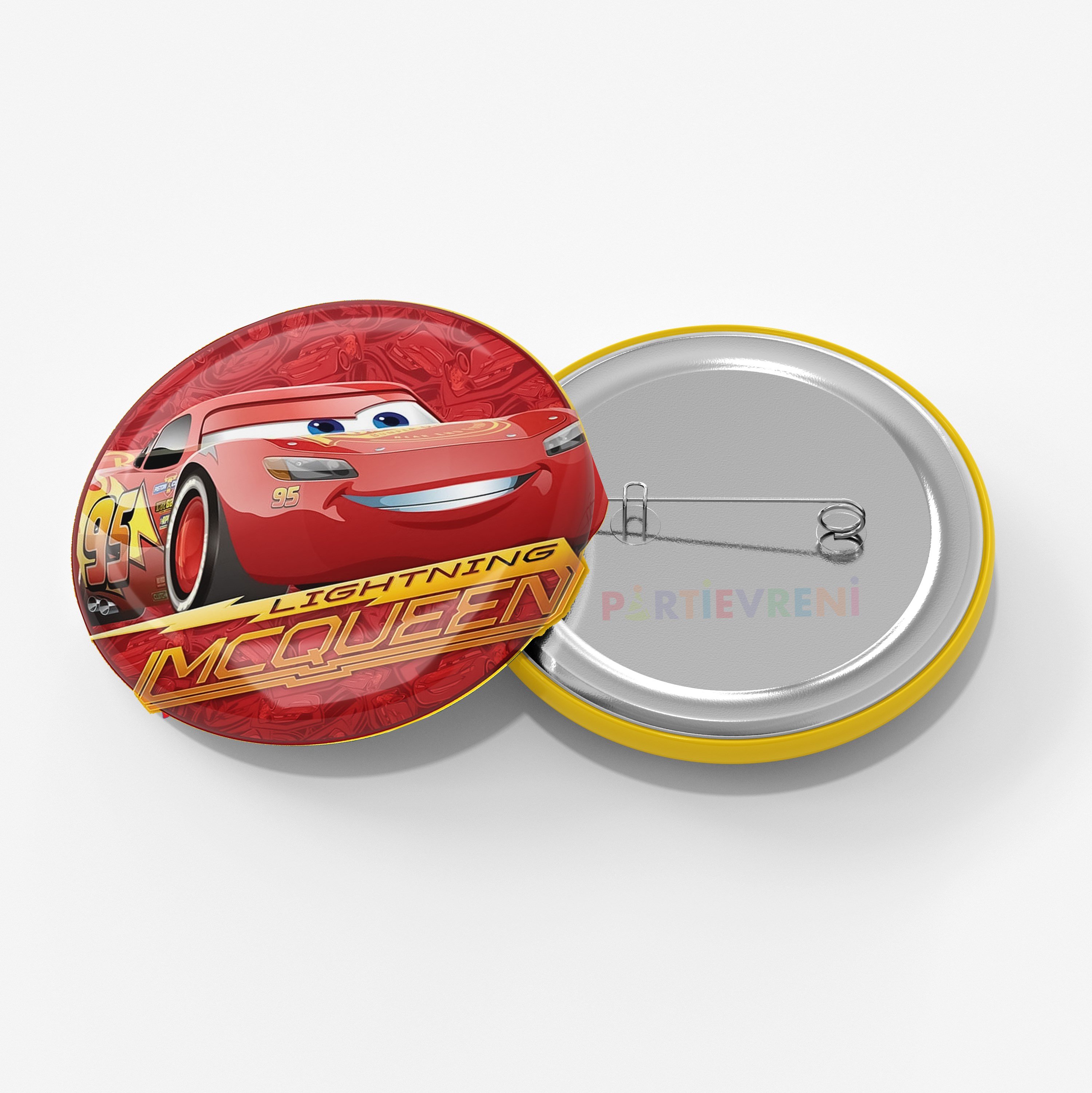 Cars Temalı İğneli Rozet 1 Adet