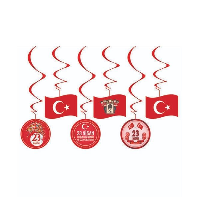 23 Nisan Temalı Asma Süs Seti