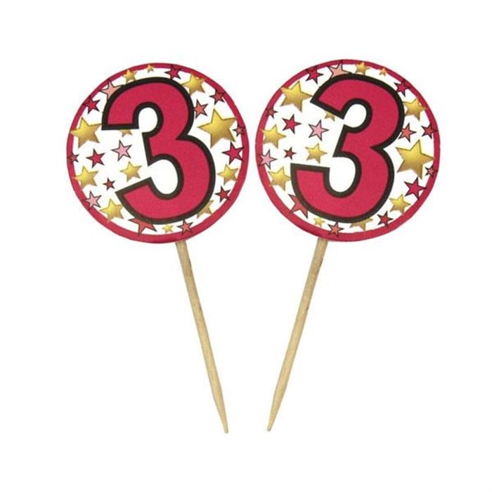 3 Yaş Kız Temalı Pembe Kürdan