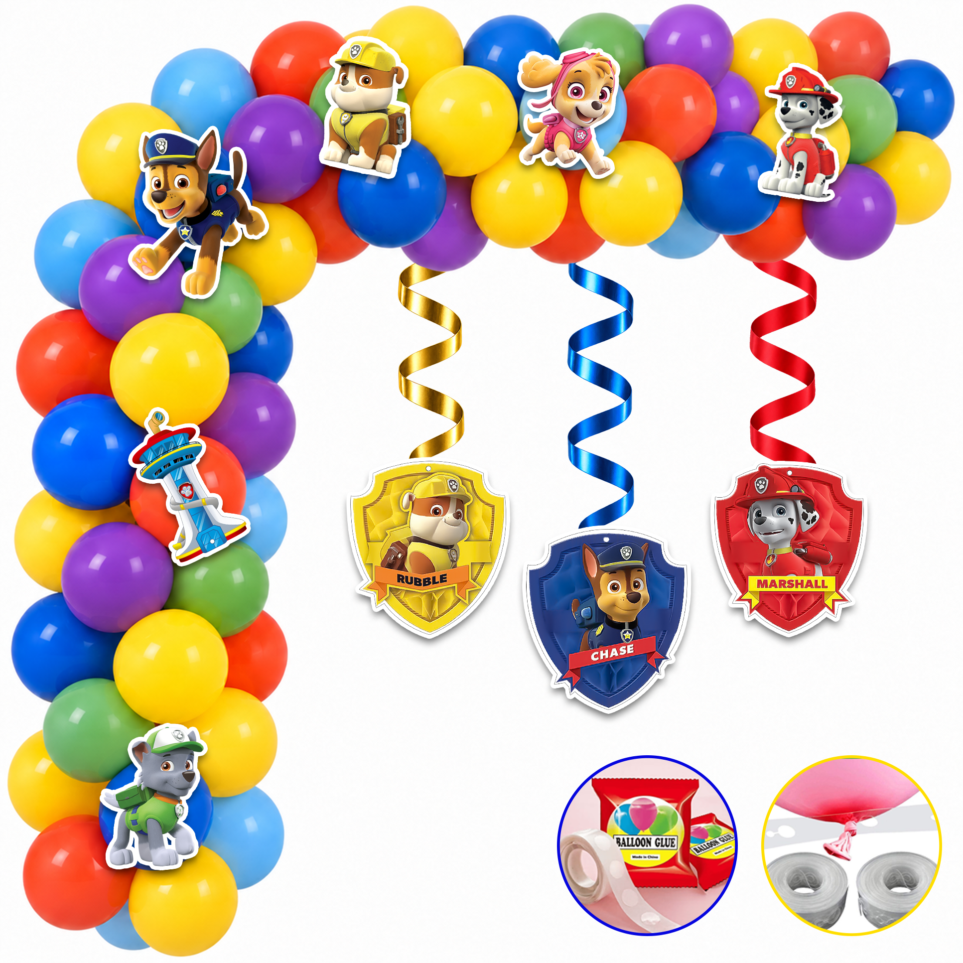 Paw Patrol Temalı Balon Zincir Seti 3 Mt