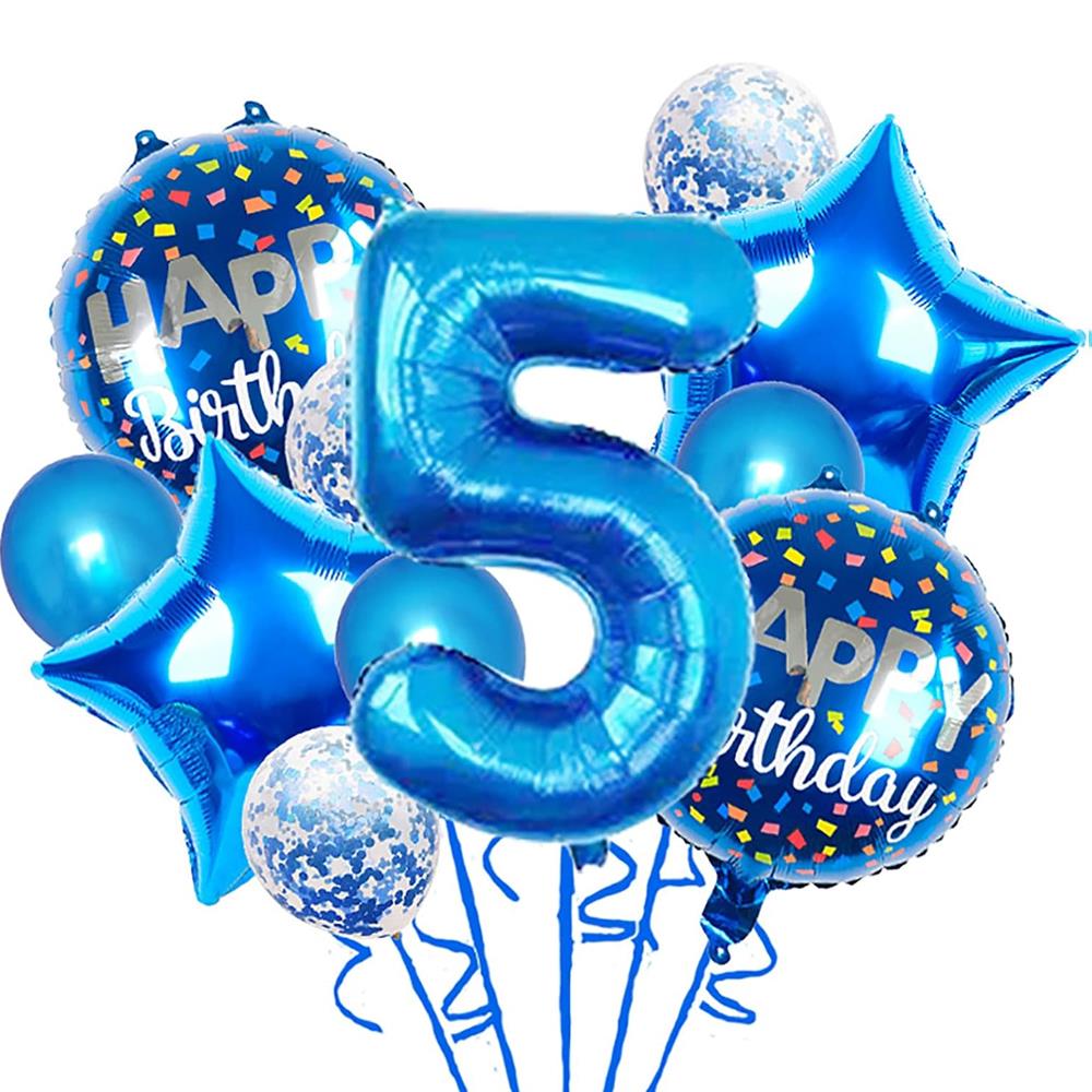 5 Yaş Mavi Balon Seti
