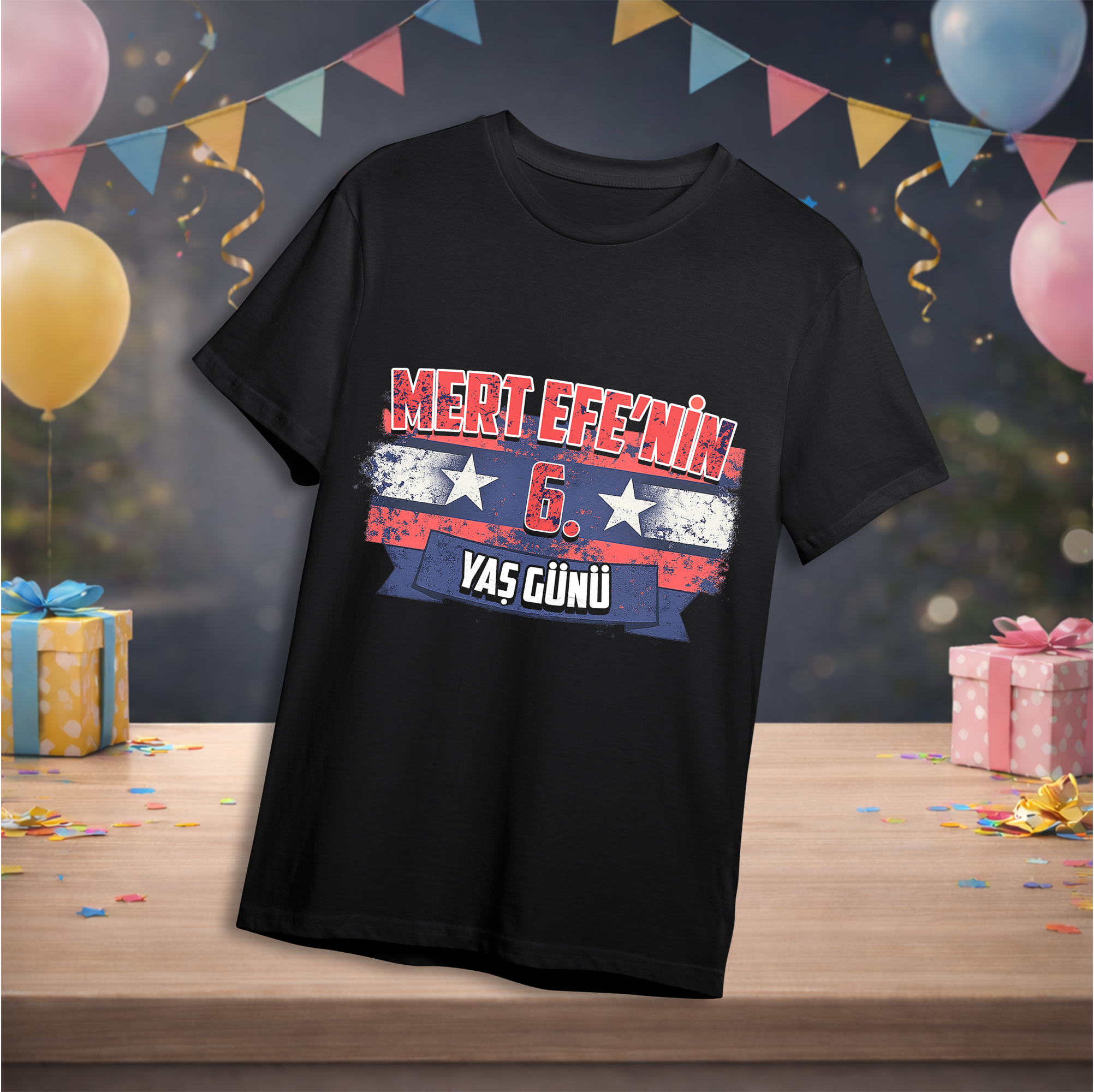 Kaptan Amerika Temalı Kişiye Özel T-Shirt