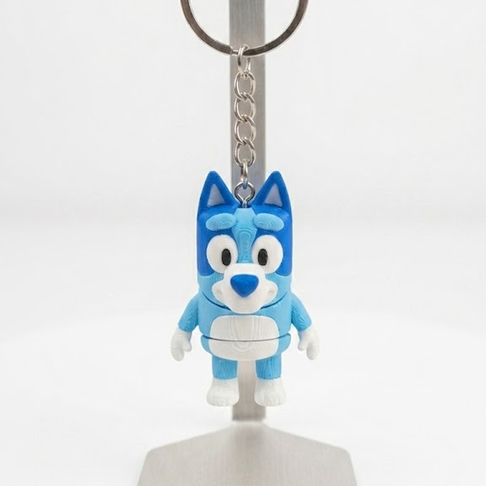 Bluey Temalı Hediyelik Anahtarlık 