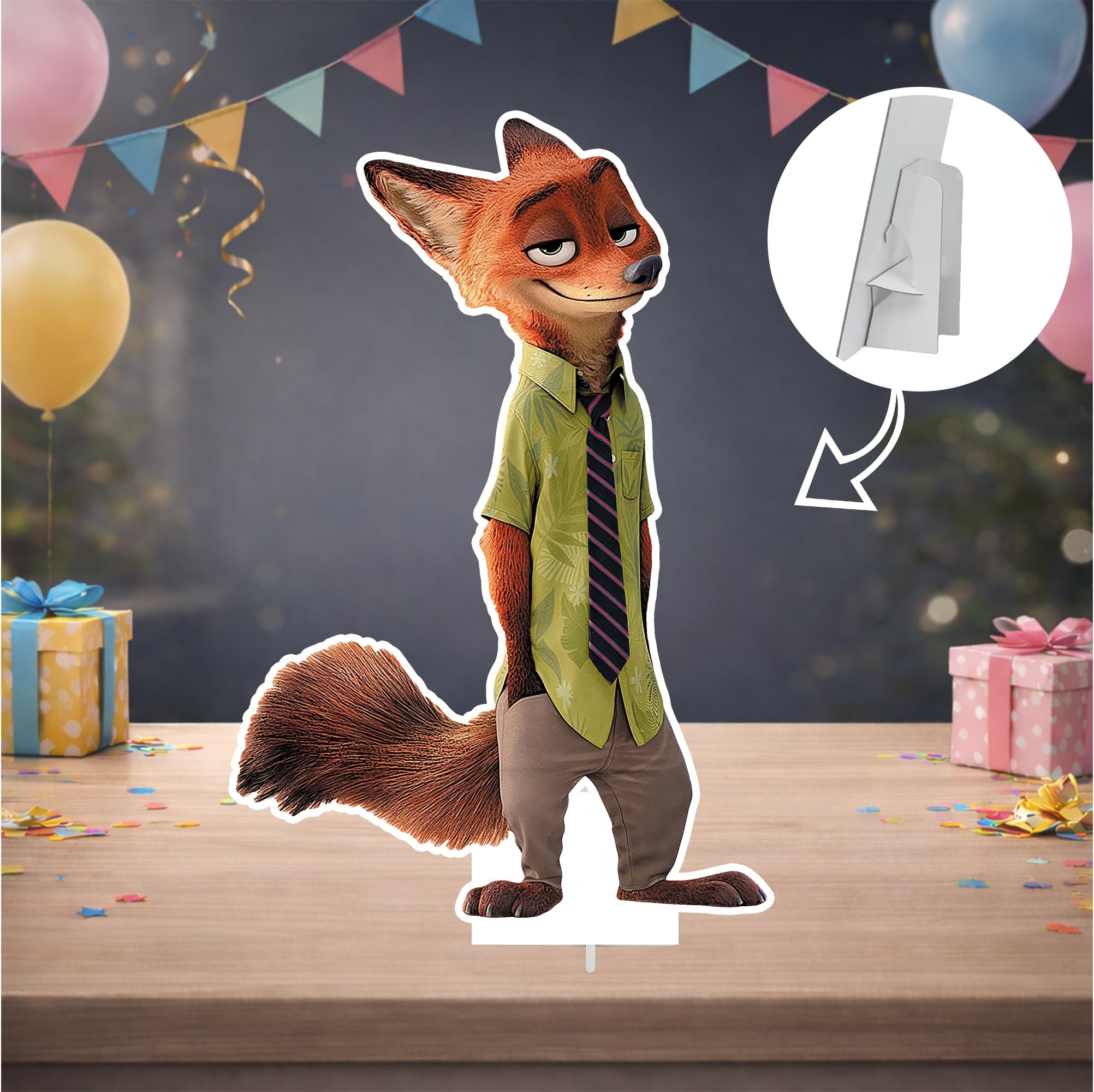 Zootopia Temalı Masa Panosu Nick