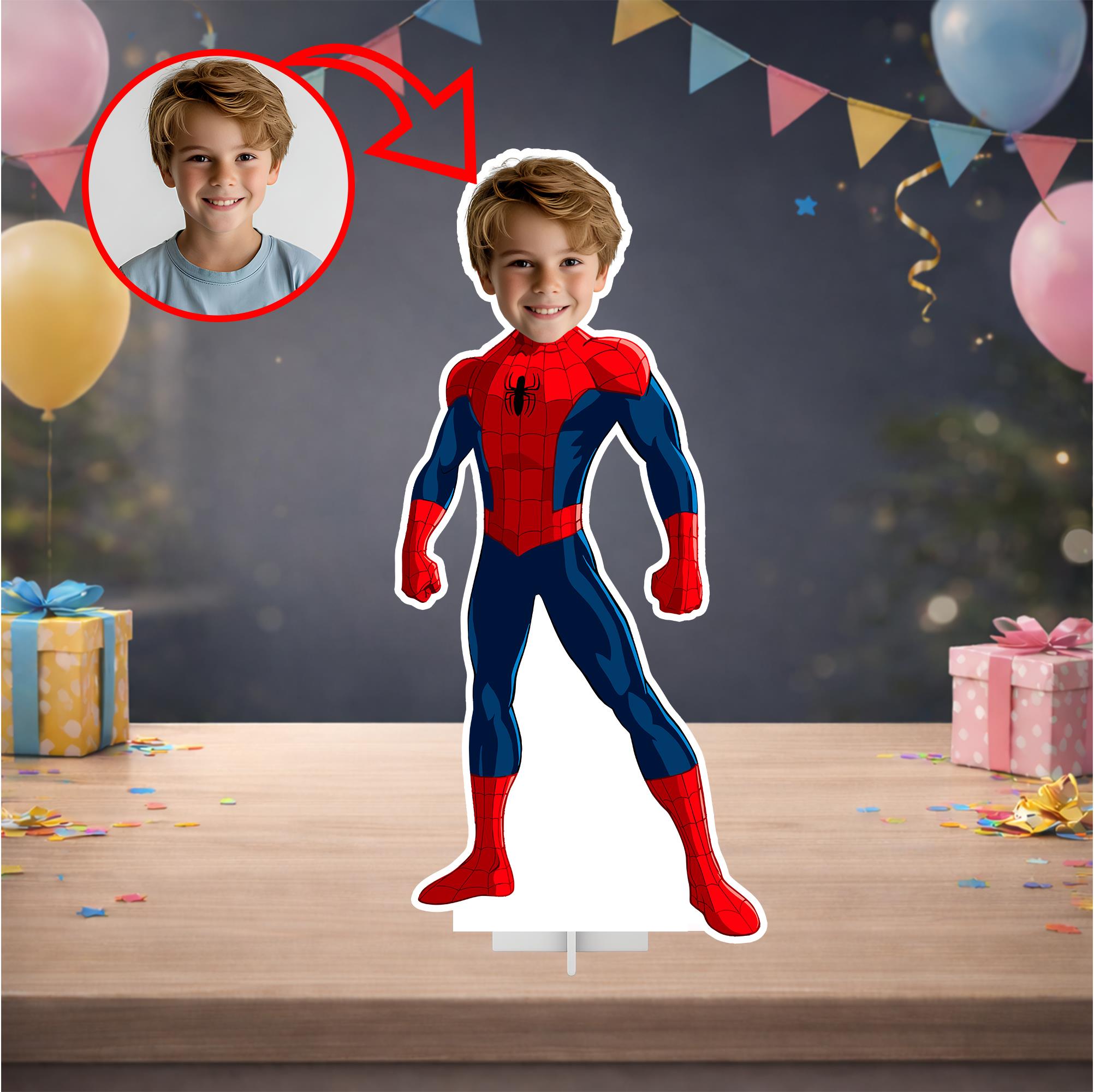 Kişiye Özel Spiderman Temalı Masa Panosu