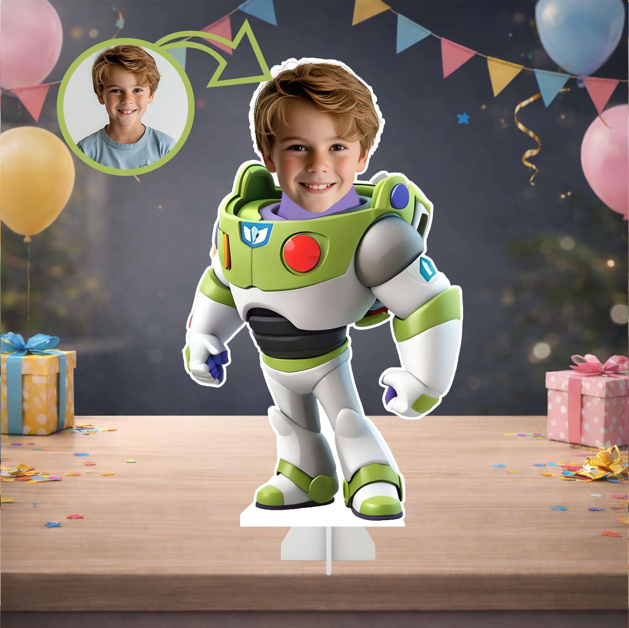Kişiye Özel  Buzz Lightyear  Temalı Masa Panosu