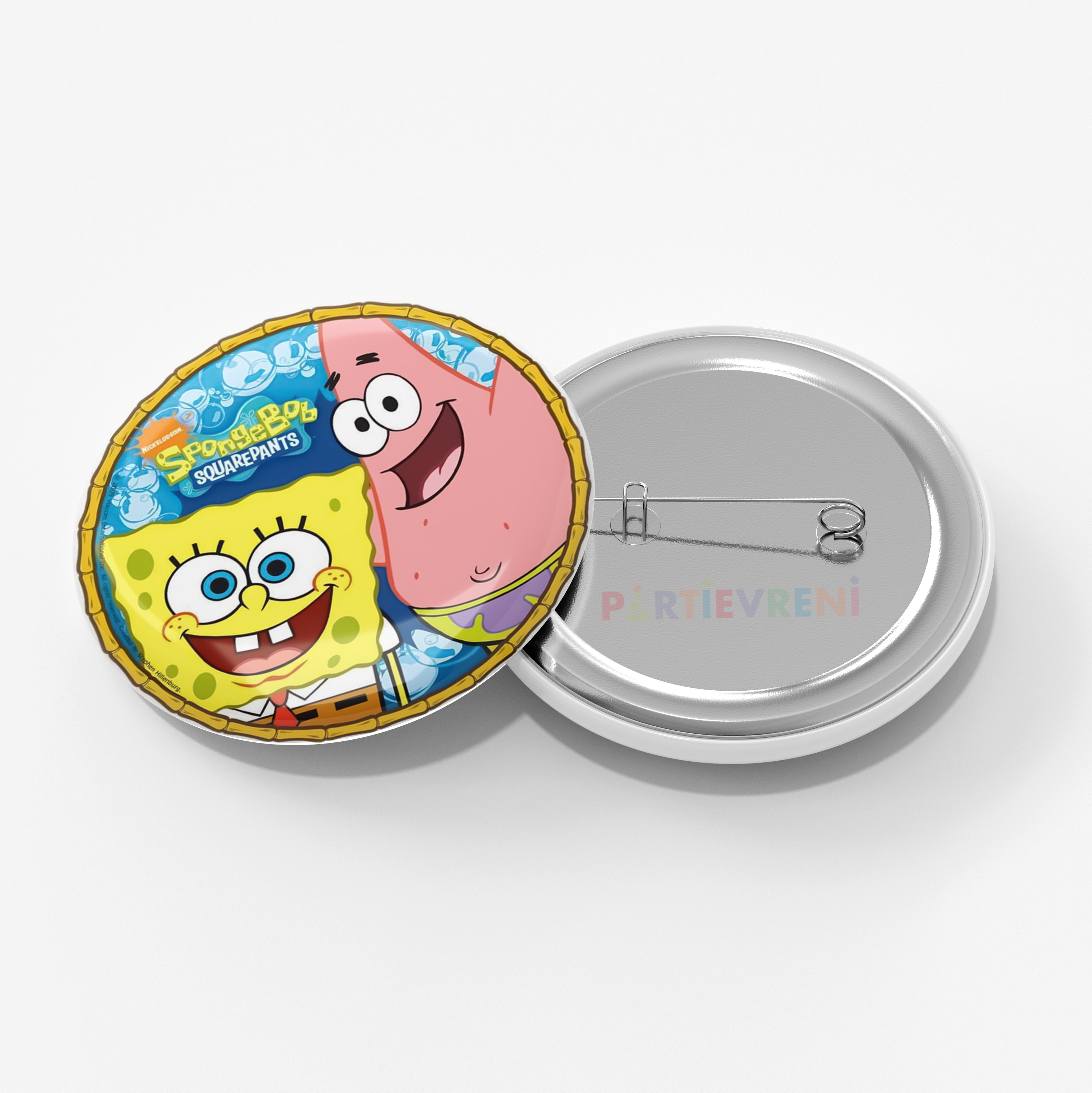 Sünger Bob Temalı İğneli Rozet 1 Adet