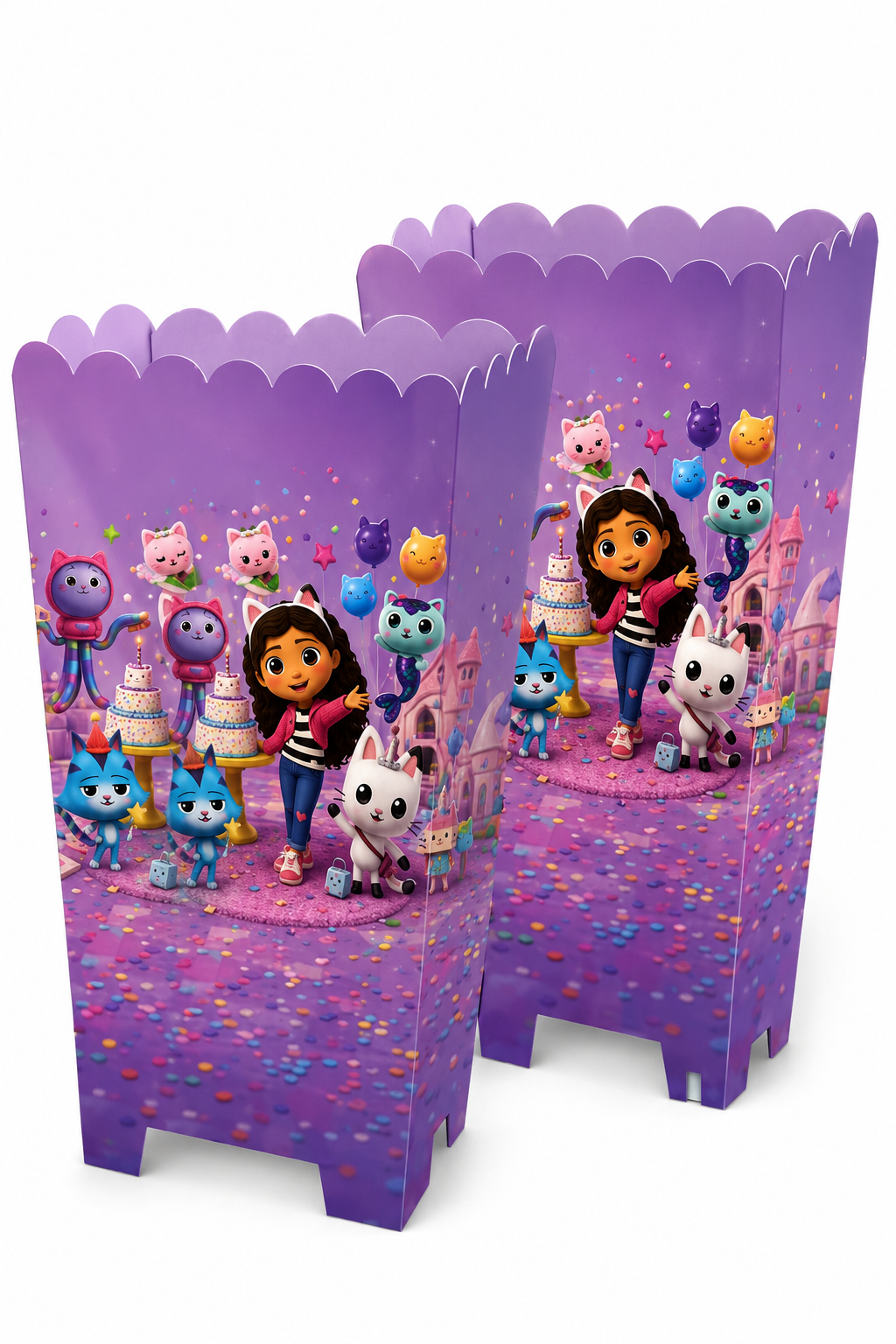 Gabby Dollhouse Temalı Mısır Kutusu 8 Adet