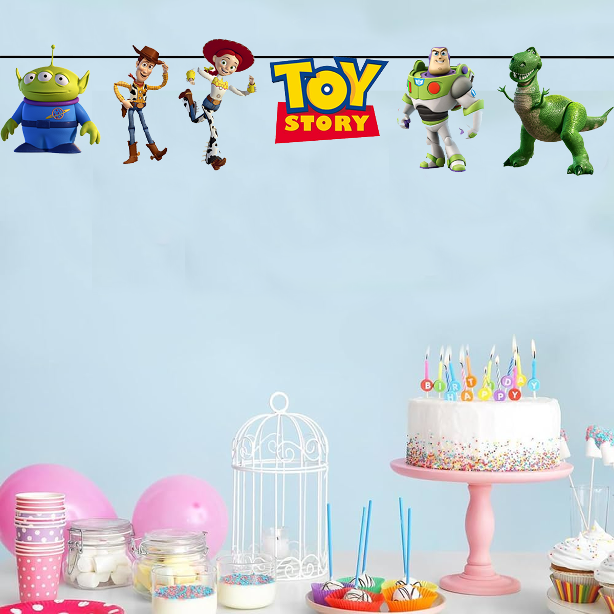 Toy Story Temalı Karakter Banner