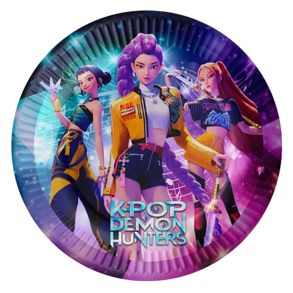 K-Pop Temalı Karton Tabak