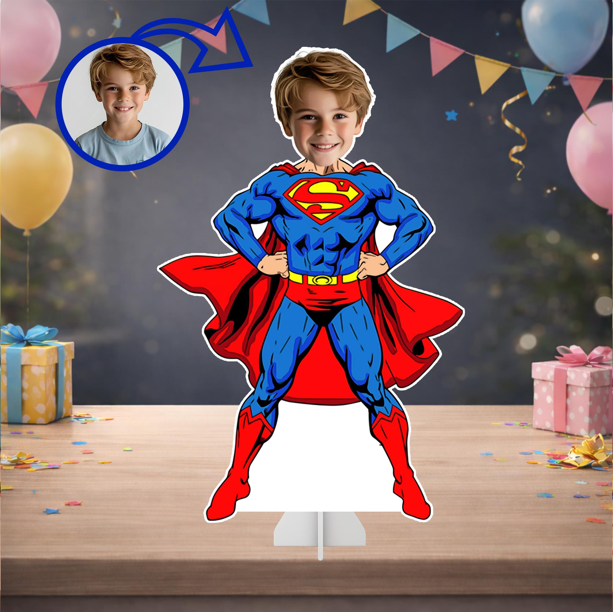 Kişiye Özel Superman Temalı Masa Panosu