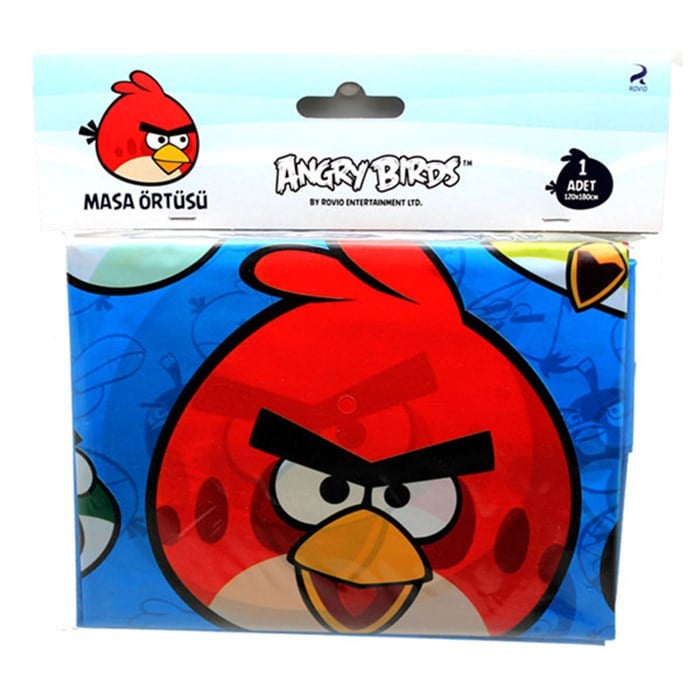 Angry Birds Doğum Günü Temalı Masa Örtüsü 1 Adet