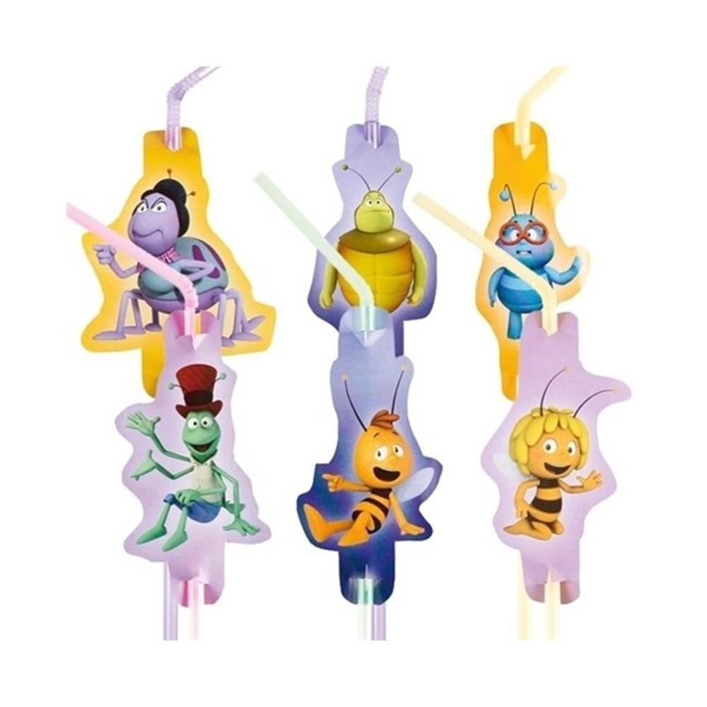 Arı Maya Temalı 6'lı Pipet