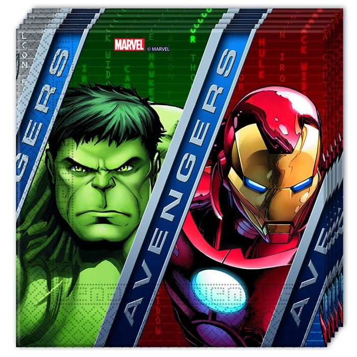 Avengers Power Peçete 20 Adet