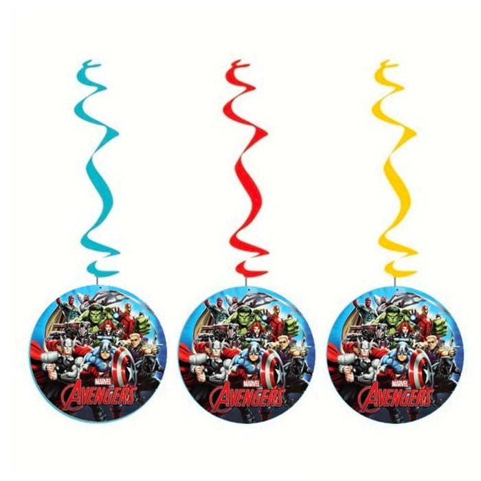 Avengers Sarkıt Asma İp Süs 3'lü