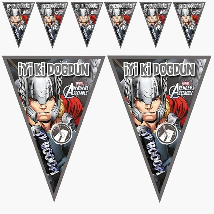 Avengers Thor Flama Bayrak - 2 metre