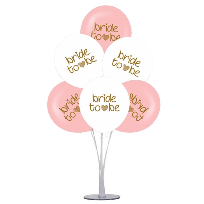 Ayaklı Balon Standı - Bride To Be Balonlu