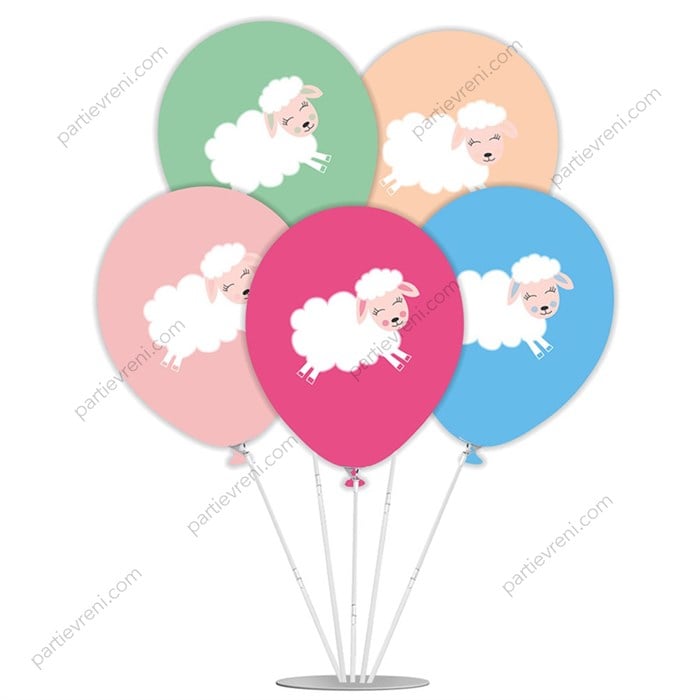 Ayaklı Balon Standı - Kuzucuk Balonlu