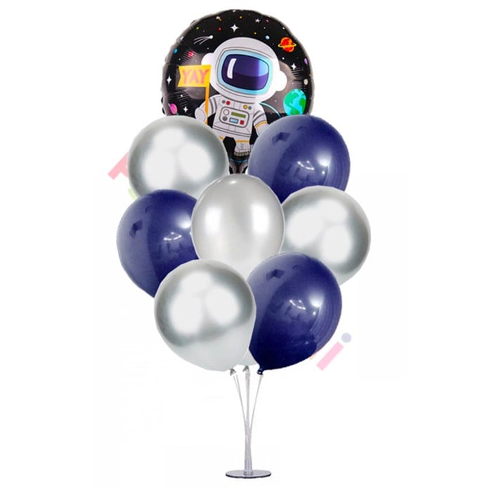 Ayaklı Balon Standı - Uzay Balon Balonlu