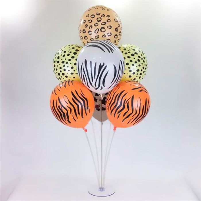 Ayaklı balon Standı Safari Desenli