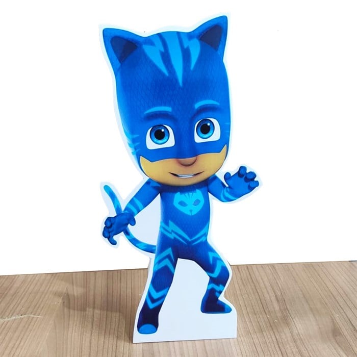 Ayaklı Dekor Pano - Kedi Çocuk - 29 cm