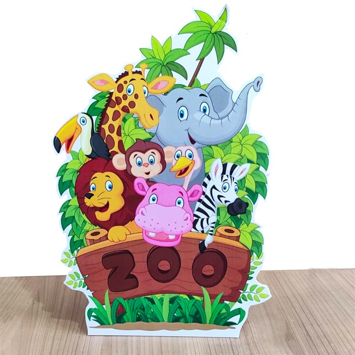 Ayaklı Dekor Pano - Safari- 29 cm