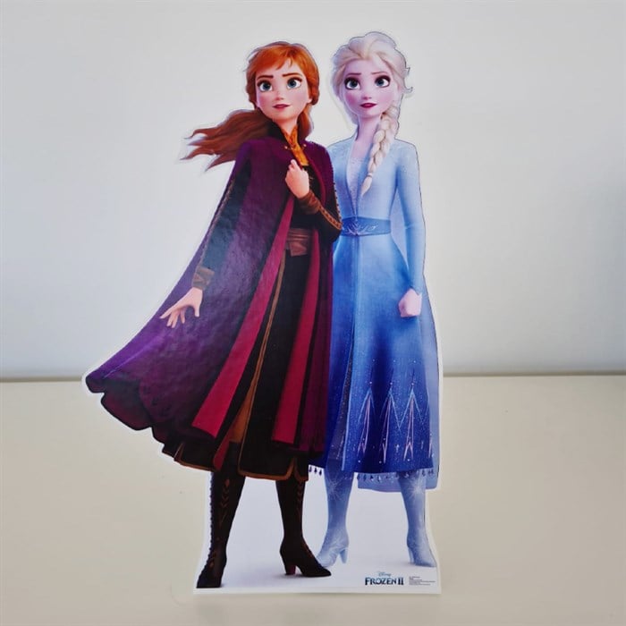 Ayaklı Dekor Pano - Frozen Elsa Anna - 30 cm