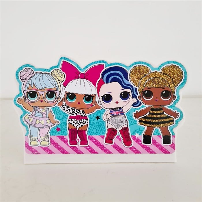 Ayaklı Dekor Pano - LoL Bebekler - 30 cm