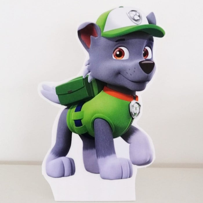 Ayaklı Dekor Pano - Paw Patrol Rocky - 29 cm