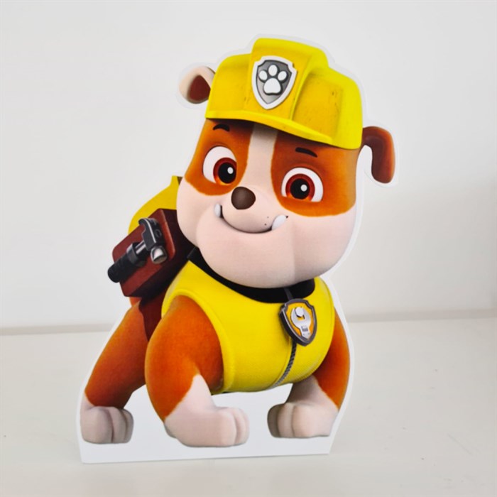 Ayaklı Dekor Pano - Paw Patrol Rubble - 29 cm