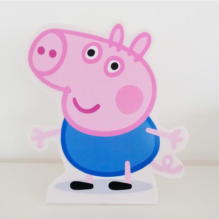 Ayaklı Dekor Pano - Peppa Pig George - 29 cm