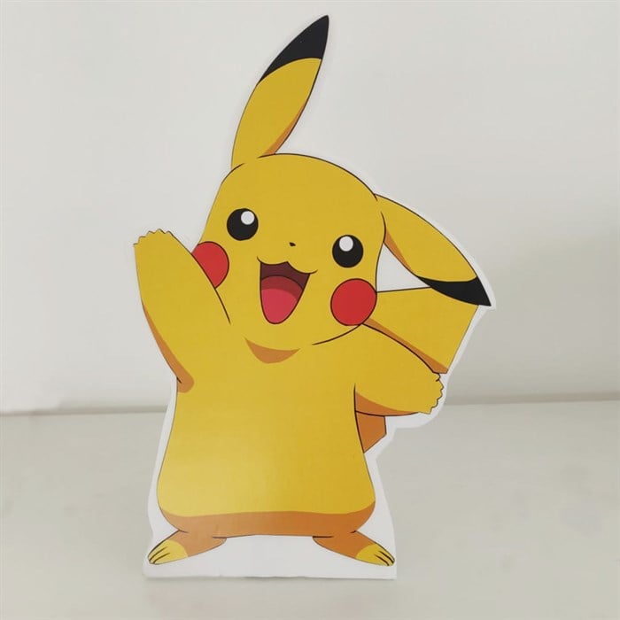 Ayaklı Dekor Pano - Pokemon Pikachu - 29 cm
