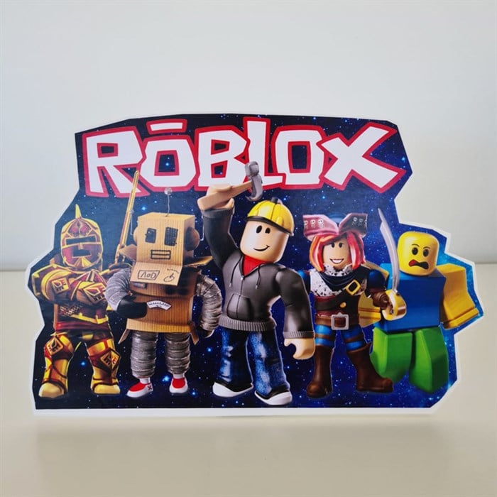 Ayaklı Dekor Pano - Roblox - 30 cm