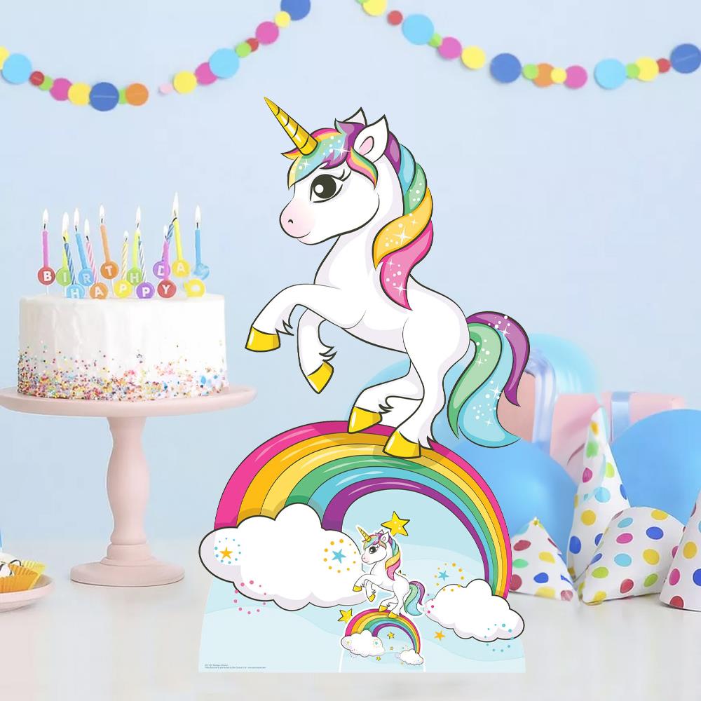 Ayaklı Dekor Pano - Unicorn - 30 cm
