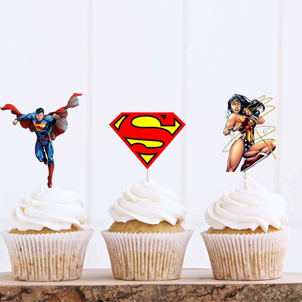 Superman Temalı 6'lı Kürdan