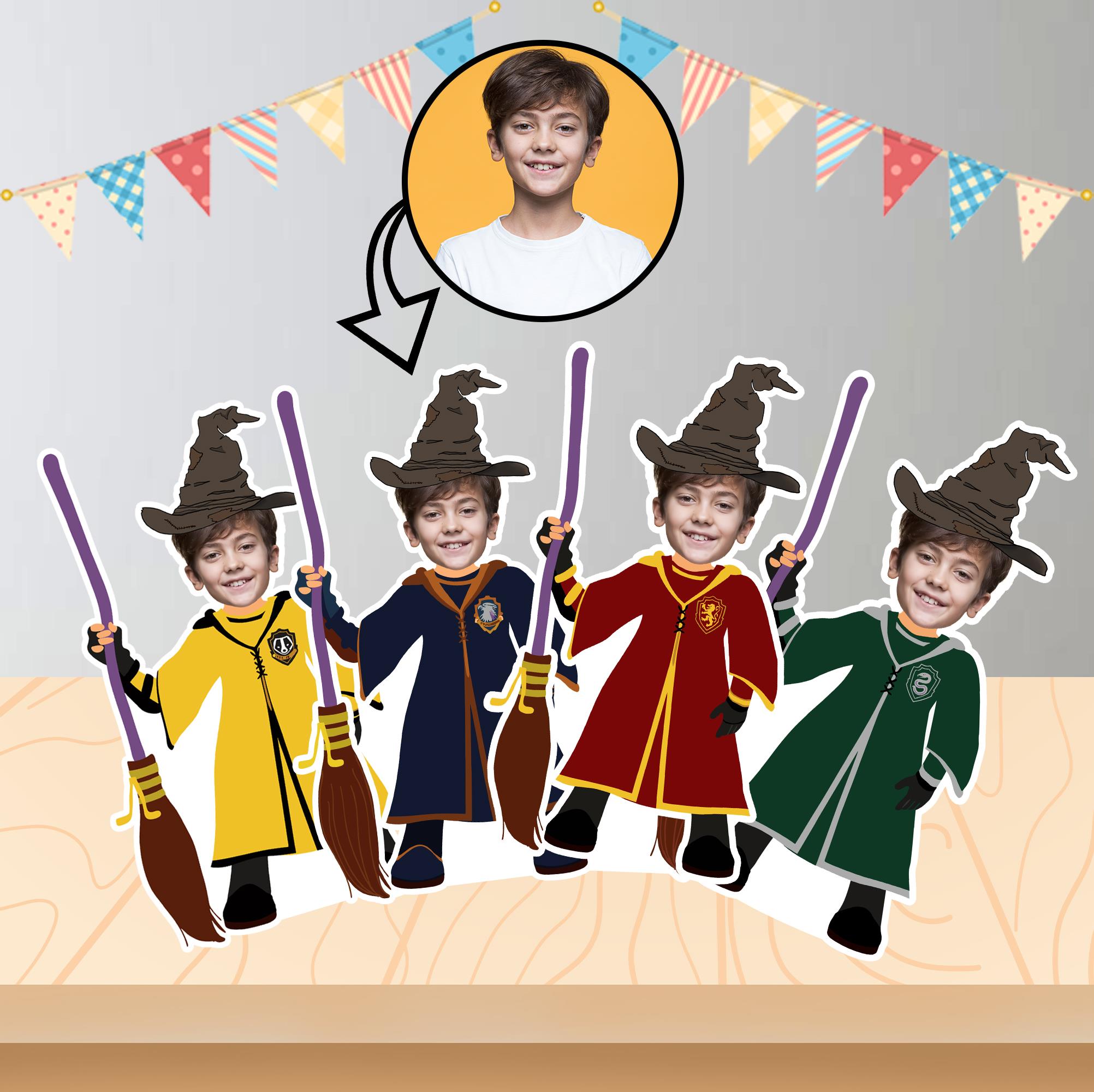 Kişiye Özel Harry Potter Temalı 4'lü Masa Panosu Seti