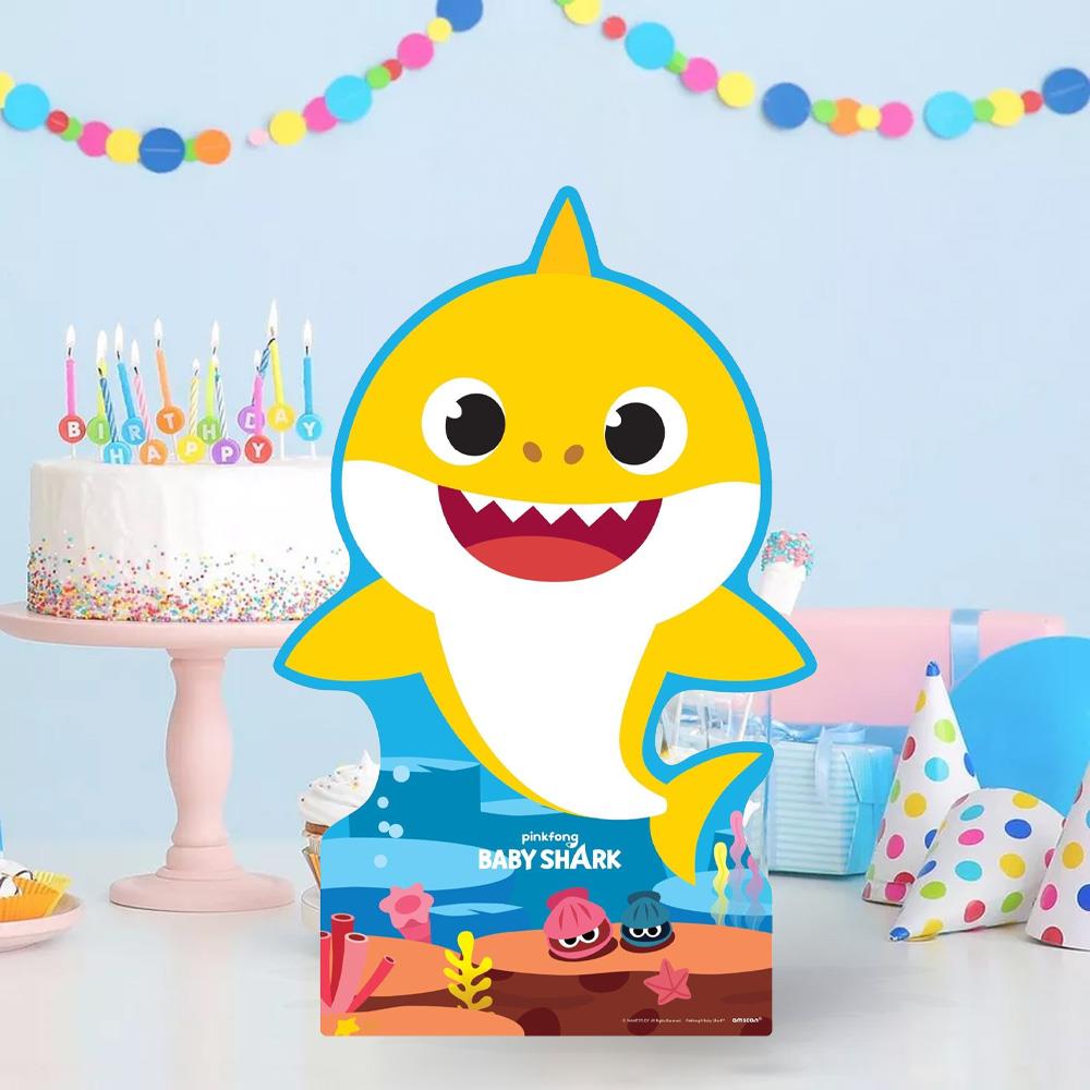 Baby Shark Temalı Ayakli Dekor Pano