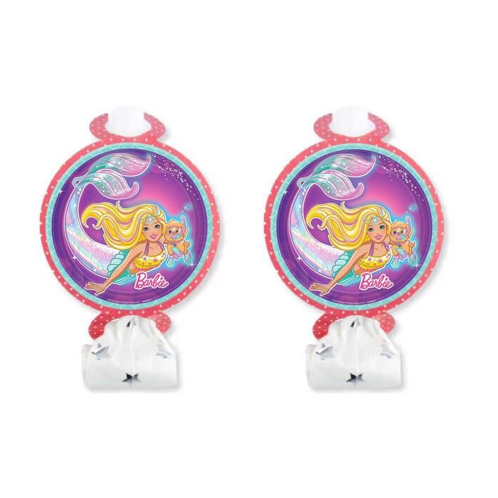 Barbie Mermaid Temalı Kaynana Dili - 6 Adet