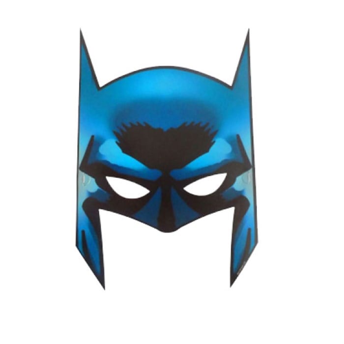 Batman Doğum Günü Lisanslı Maske - 6 Adet