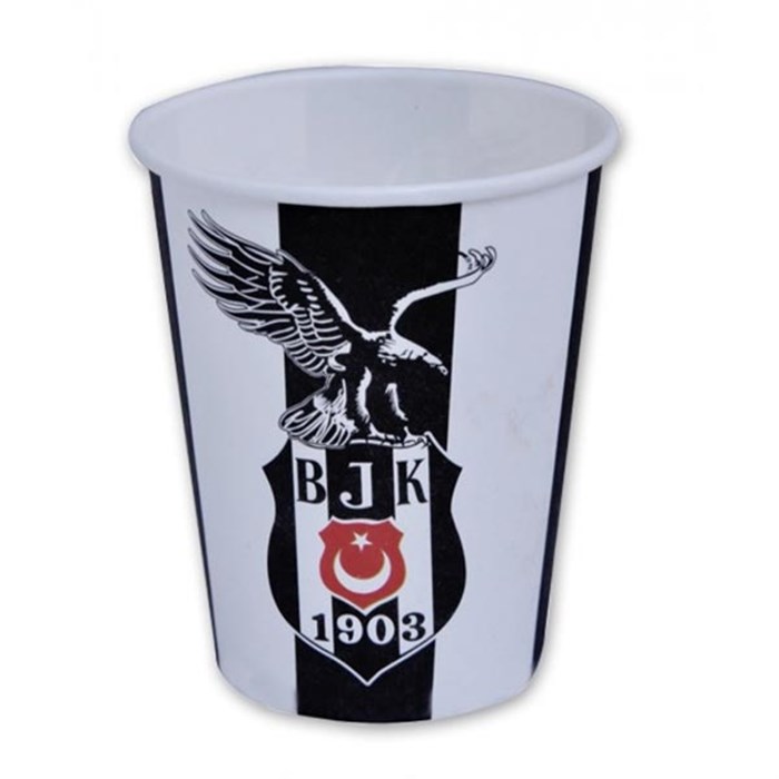 Beşiktaş Doğum Günü Temalı Karton Bardak 8 Adet