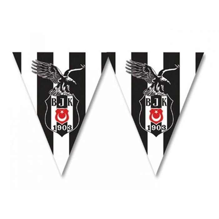 
Beşiktaş Parti Malzemeleri Üçgen Flama Bayrak Seti - 3.20 m
