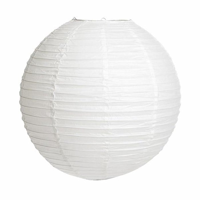 Beyaz Kağıt Japon Fener Süs - 30 cm