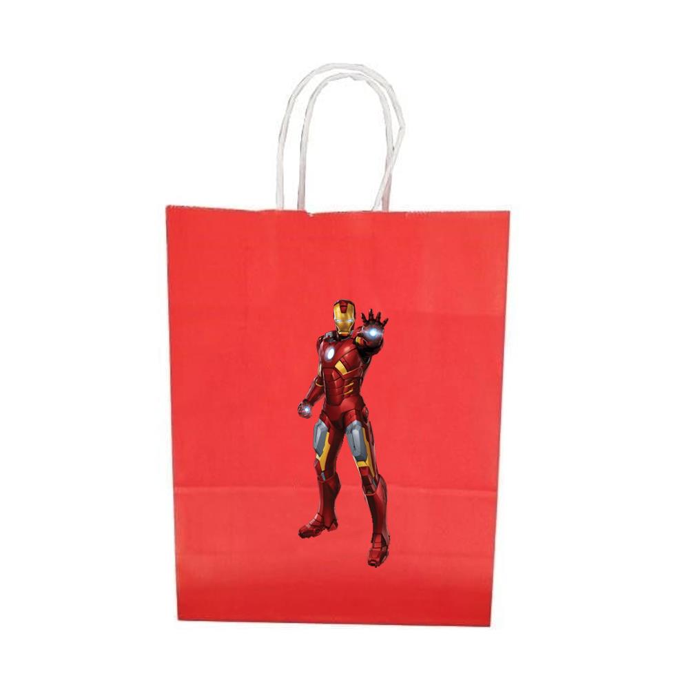 Avengers İron Man Temalı Karton Çanta