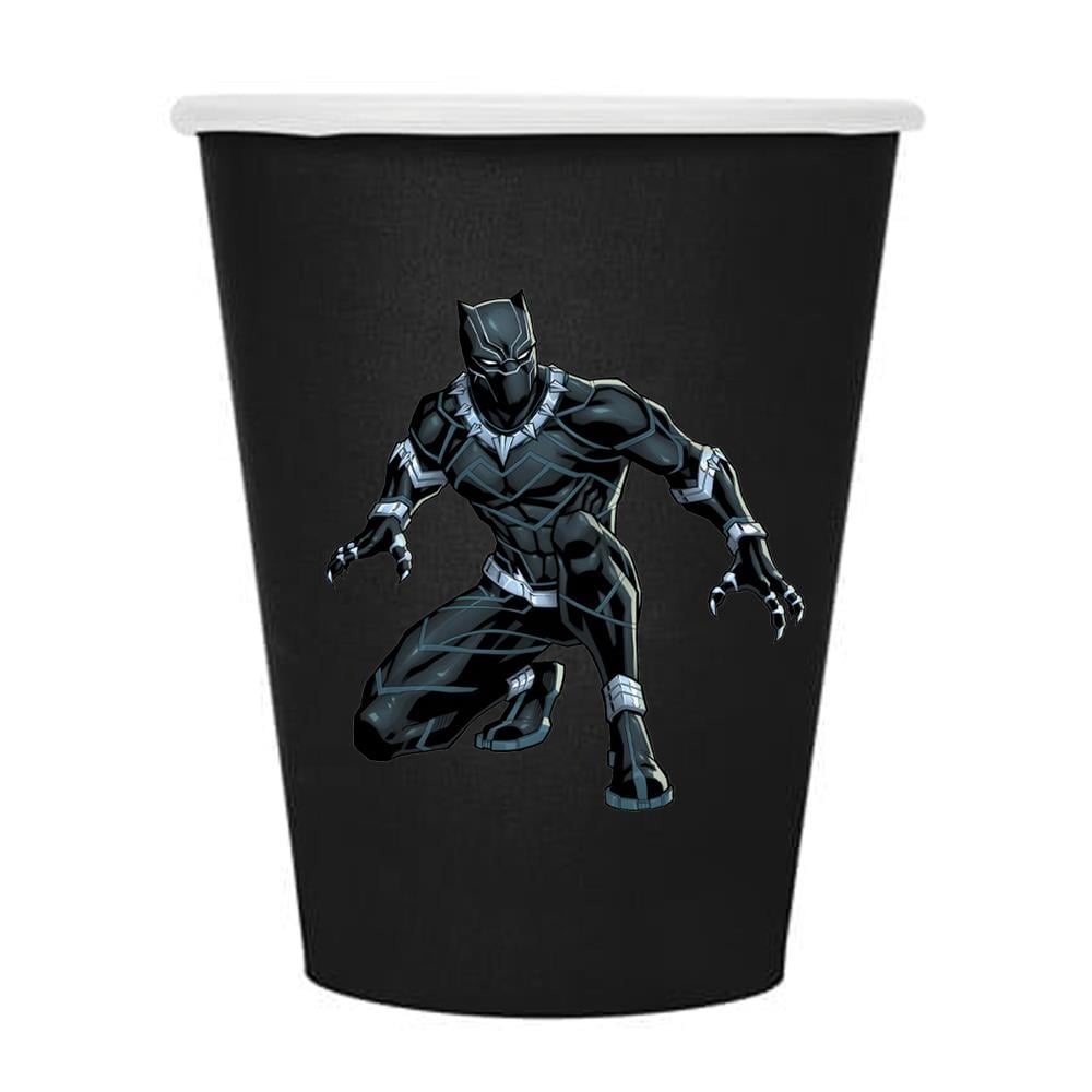 Black Panther Temalı Bardak 5 Adet