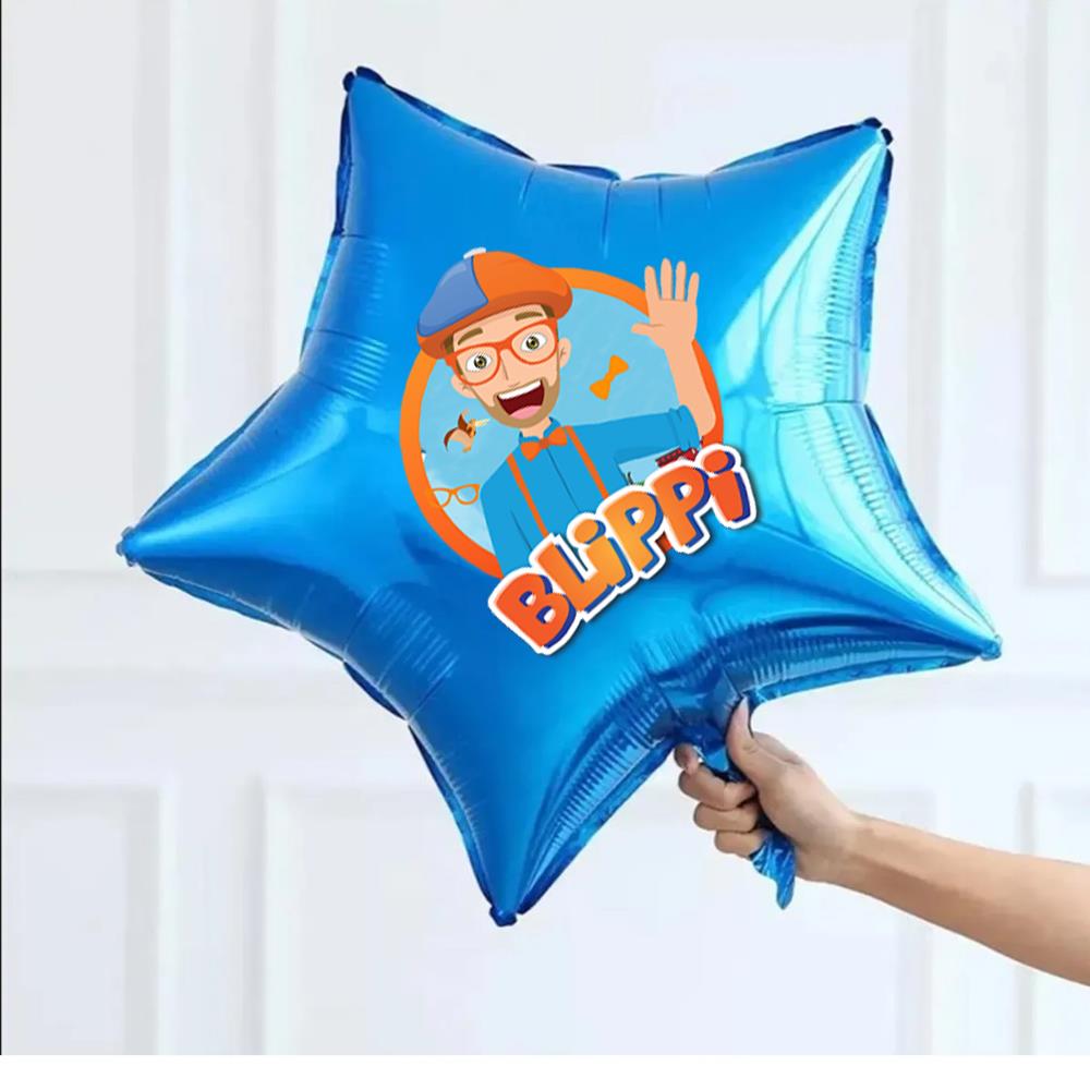 Blippi Temalı Etiketli Folyo Balon