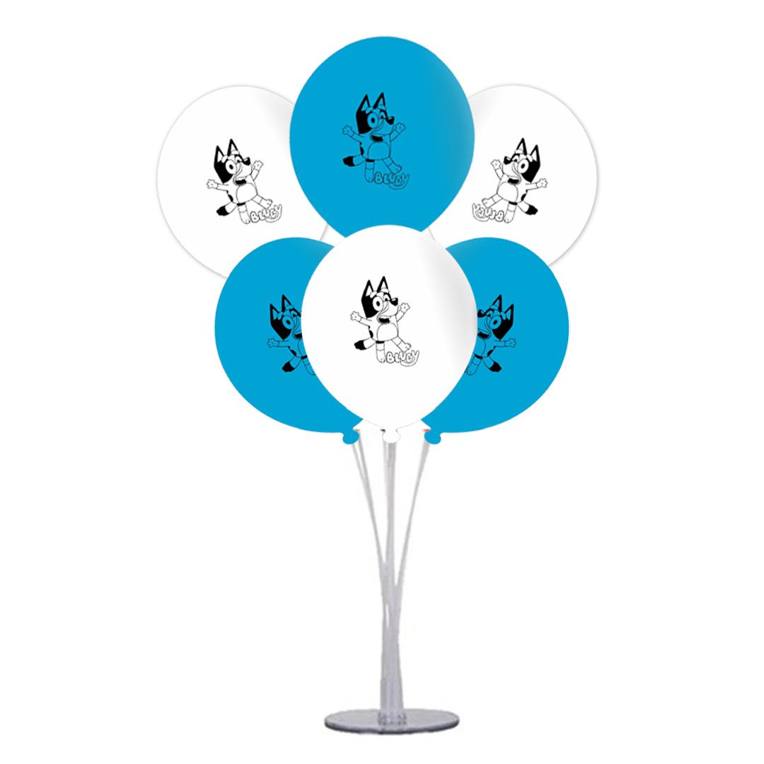 Bluey Temalı Ayaklı Balon Standı 7'li