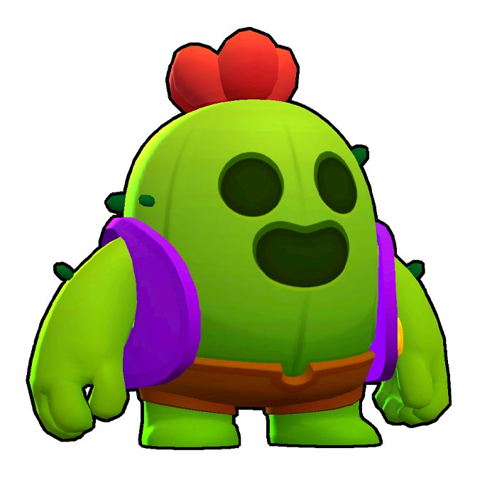 Brawl Stars Spike Temalı Sticker 12 cm 1 adet