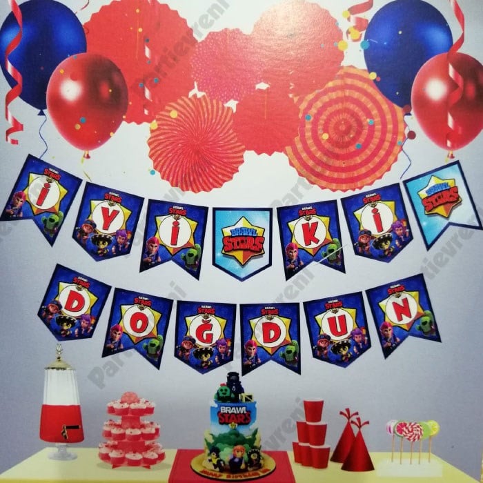 Brawl Stars Temalı Banner Set - 190 cm